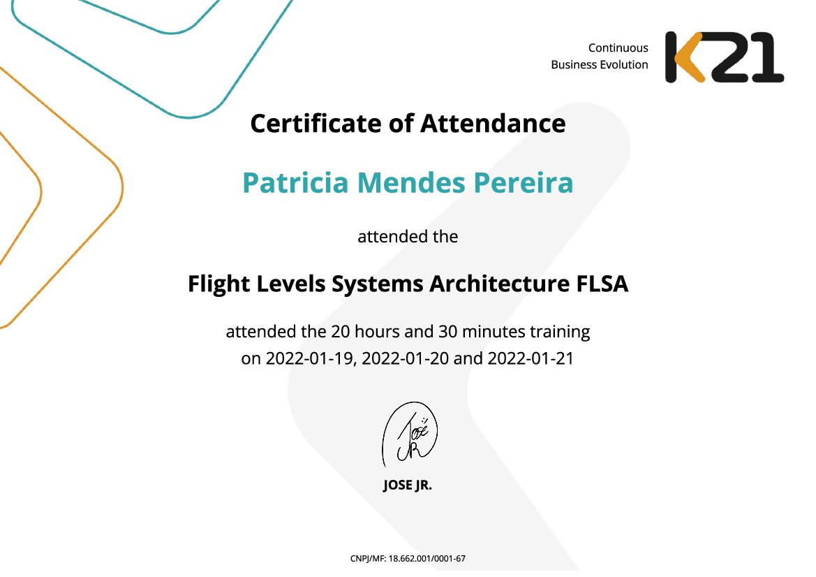 Certificado K21